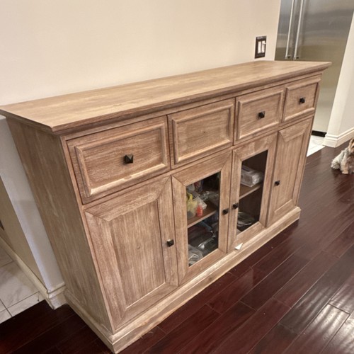 Solid wood sideboard buffet - solid,